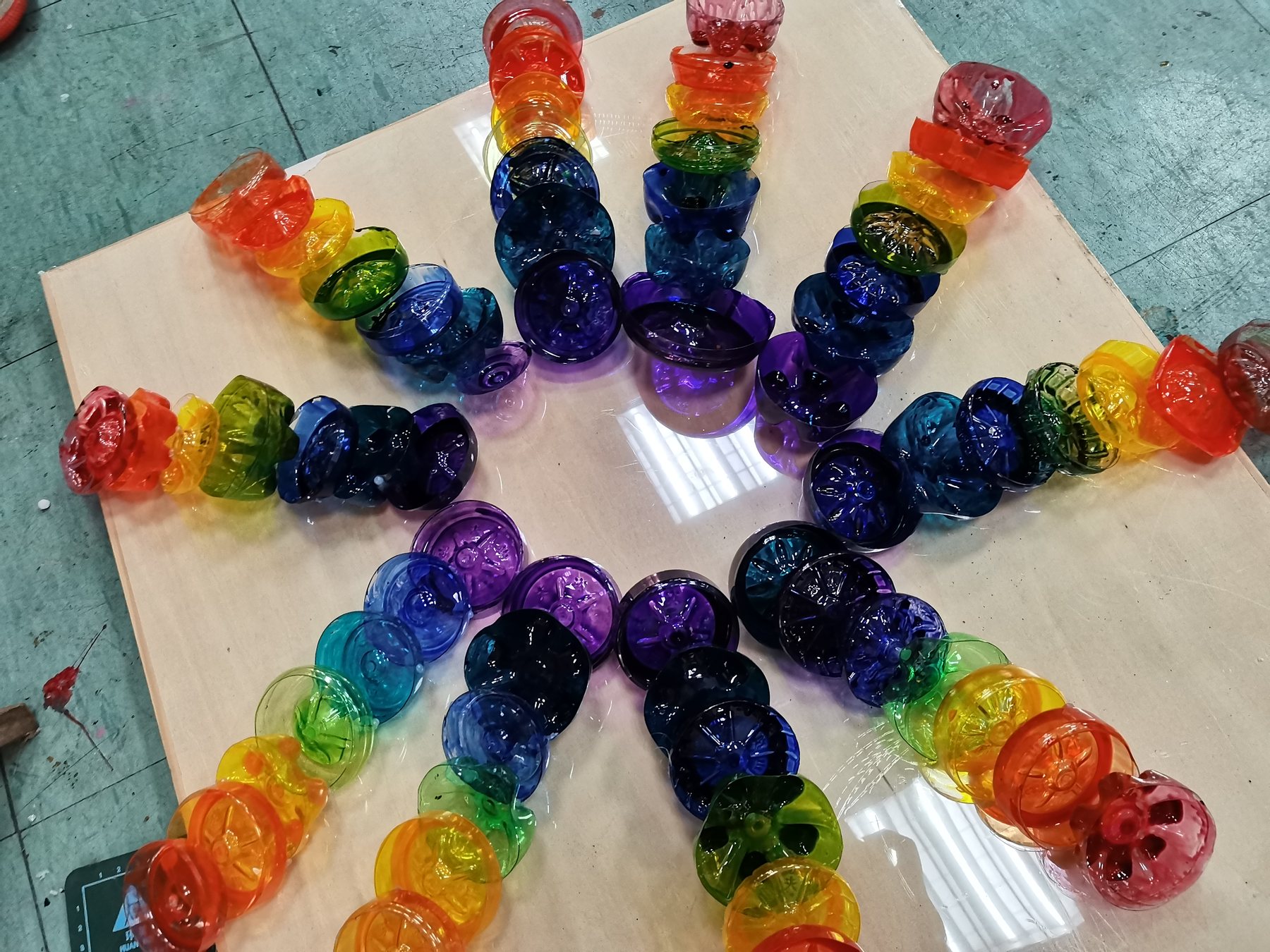 Cast resin components