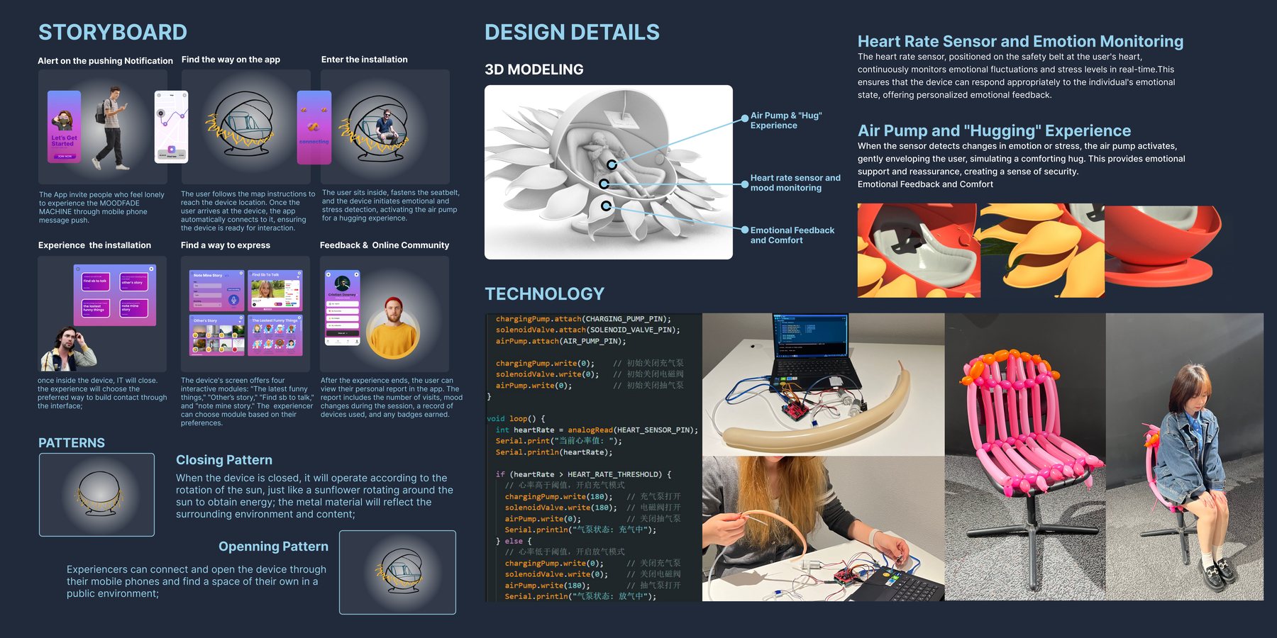Storyboard and design details